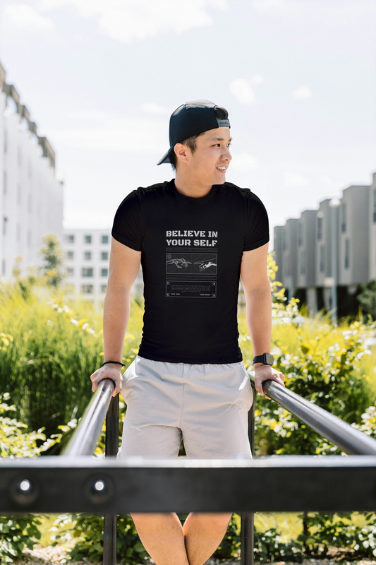 Oversized heavyweight t-shirt Believe in your self